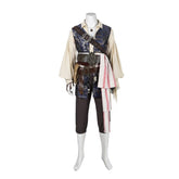 Halloweez Captain Jack Sparrow Cosplay Costume Set - Premium Adult Pirate Outfit for Halloween - Halloweez